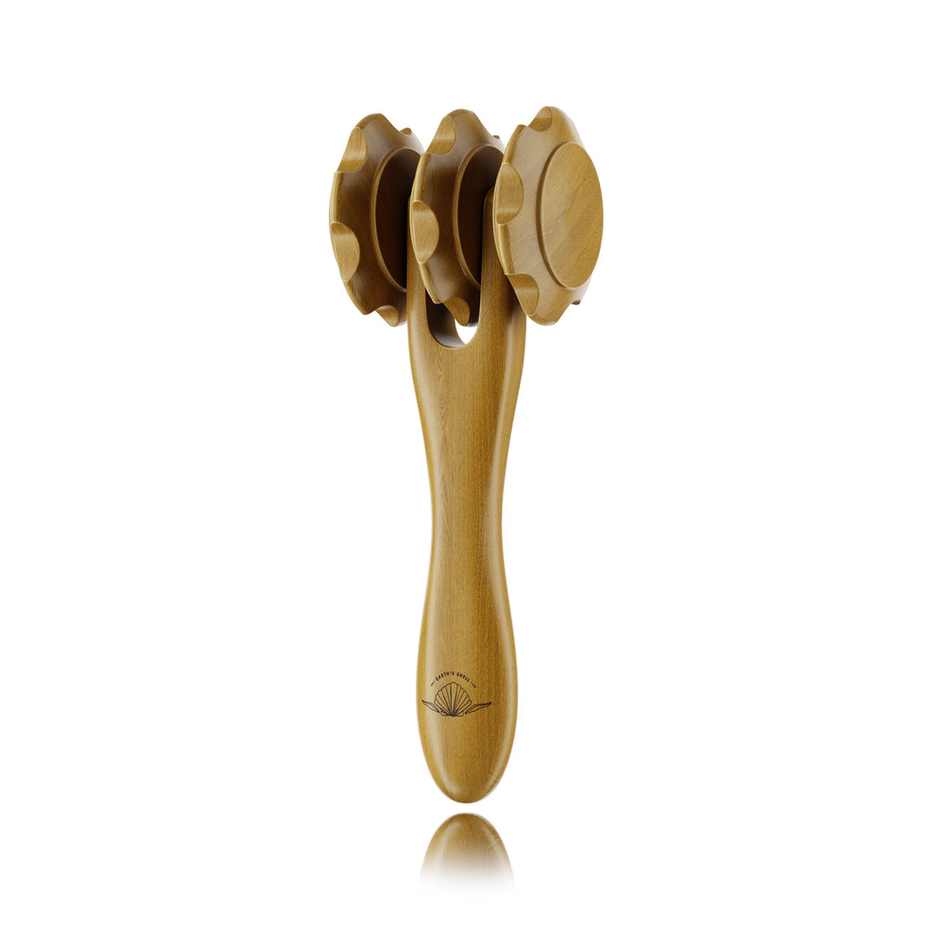 Earth's Shell anti-cellulite wooden massager